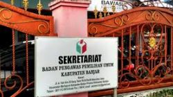 Kantor Bawaslu Kabupaten Banjar di Kota Martapura, Kalimantan Selatan. (foto: dok koranbanjar.net)
