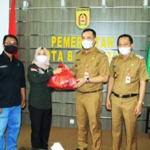 Jurnalis Banjarbaru Dibantu Pemko Sembako