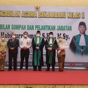Habiburrahman Resmi Dilantik Jadi Wakil Ketua Pengadilan Agama Banjarbaru