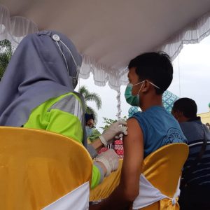 Dorong Percepatan Kekebalan Komunal, Pemkab Banjar Gelar Vaksinasi di Masjid Al Karomah