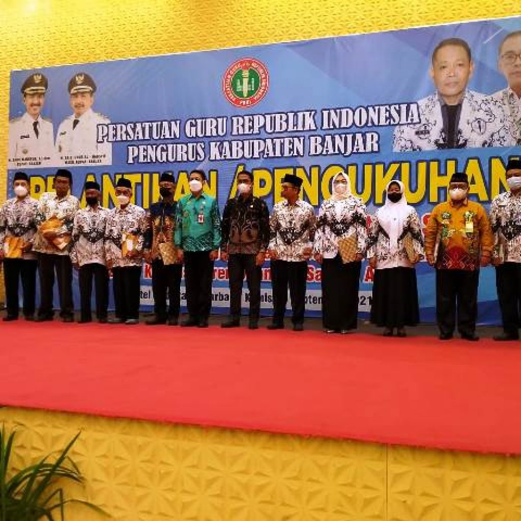 Kepengurusan PGRI Kabupaten Banjar Resmi Dilantik