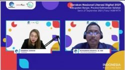 Webinar Literasi Digital Kabupaten Banjar.