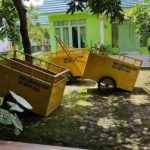 Hibah gerobak sampah yang dibagikan DLH Kabupaten Batola, (foto: faqih)