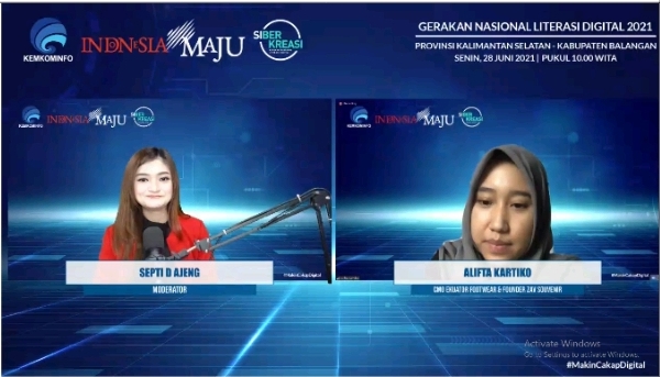 Webinar Literasi Digital Balangan