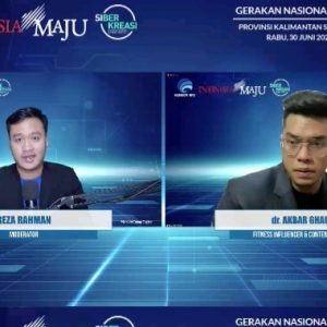 Webinar Literasi Digital Kota Banjarmasin; Positif, Kreatif, dan Aman di Internet