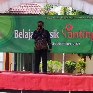 Belajar Bersama Musik Panting di Museum Lambung Mangkurat