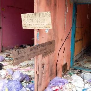 Tumpukan Sampah, Eks Pasar Bauntung Kota Banjarbaru Kumuh