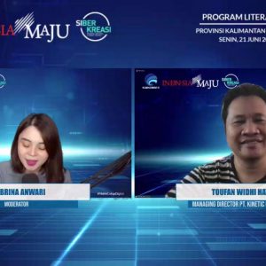 Webinar Literasi Digital Kota Banjarmasin; Penggunaan Bahasa yang Baik dan Benar di Dunia Digital