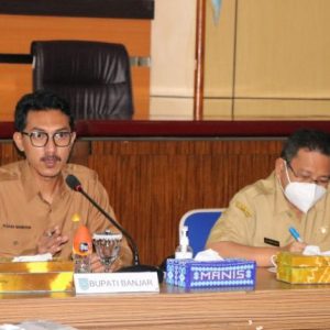 Covid-19 di Kabupaten Banjar Melandai, Level PPKM Turun Kelas