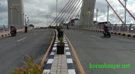 Jembatan Alalak l di Kota Banjarmasin, Kalsel. (foto: faqih)