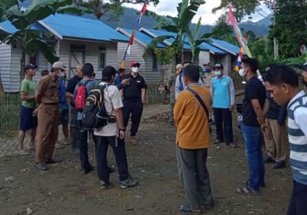 Persiapan kedatangan Mensos RI ke Kabupaten HST. (foto: ramli)