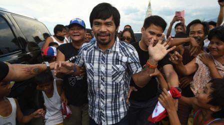 Petinju sekaligus senator Filipina, Manny Pacquiao