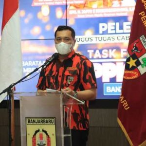 Relawan Gugus Tugas Task Force Kemanusiaan Kota Banjarbaru Dikukuhkan