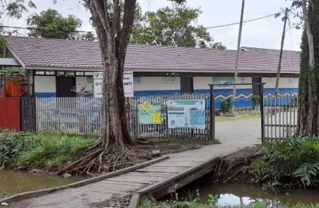 SDN Gunung Meranti Kota Banjarmasin. (foto: Leon)