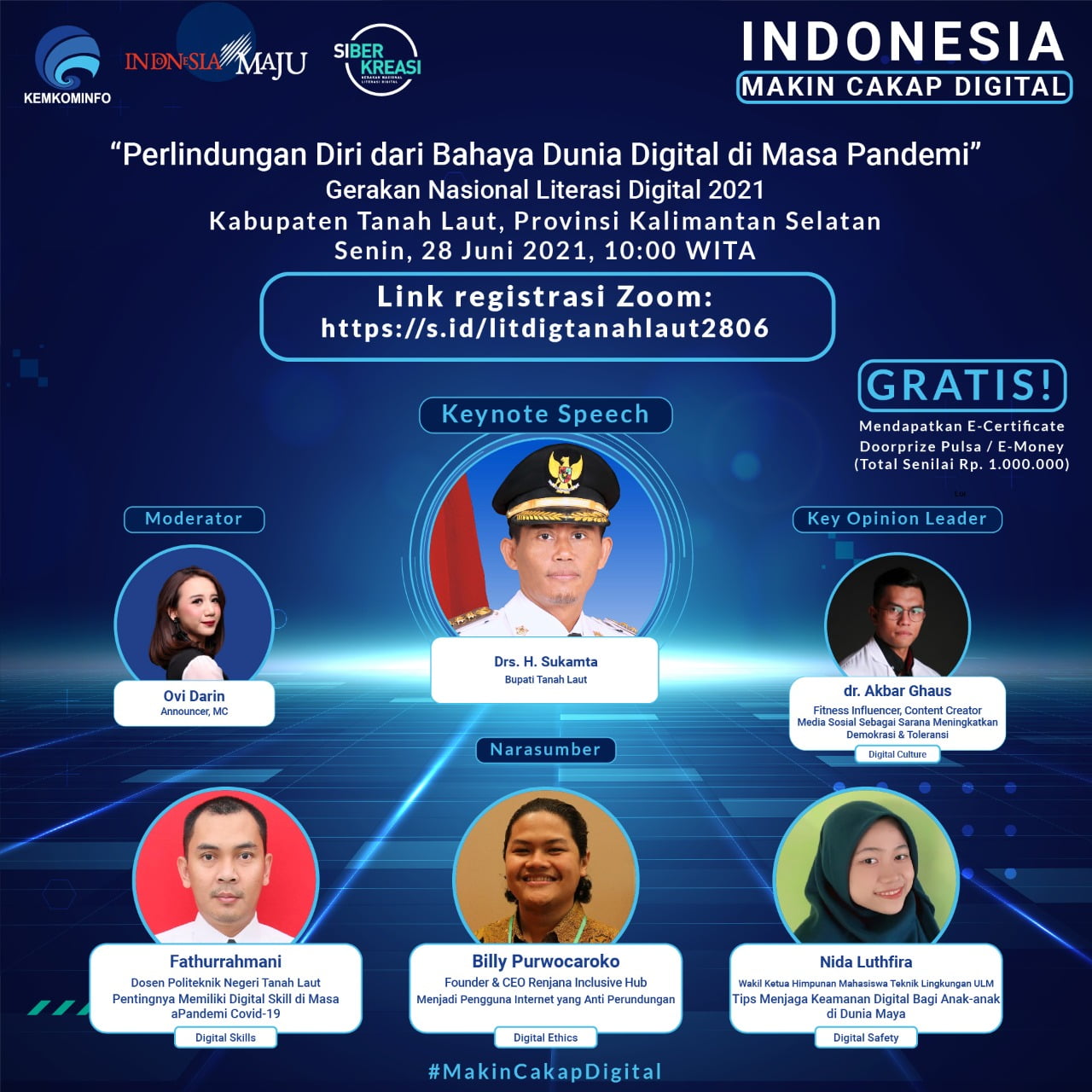 Ikuti Webinar Literasi Digital, Indonesia Makin Cakap Digital ...