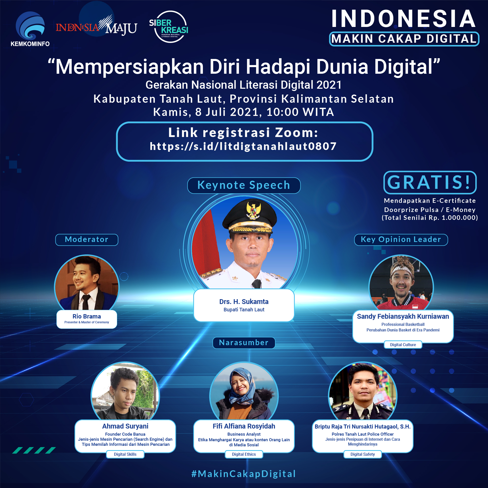 Ikuti Webinar Literasi Digital, Indonesia Makin Cakap Digital ...