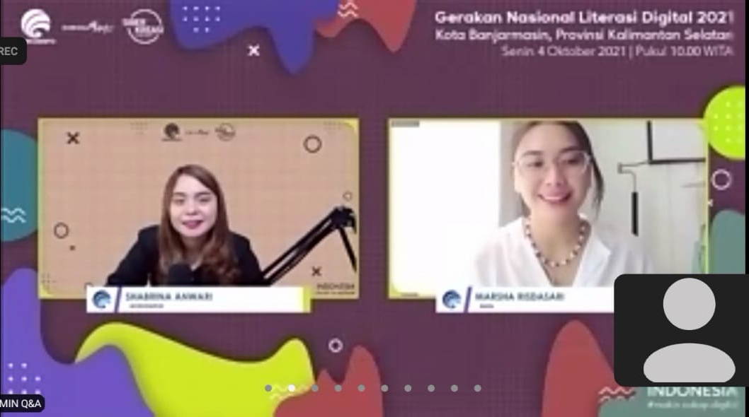 Webinar Literasi Digital Banjarmasin
