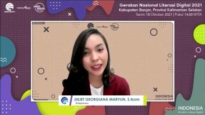 Webinar Literasi Digital Kabupaten Banjar