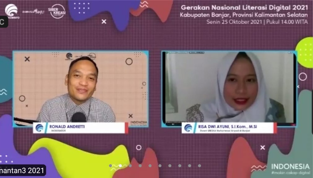 Webinar Literasi Digital Kabupaten Banjar