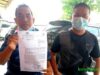 Ketua LSM KPK - APP Kalimantan Selatan, Aliansyah menunjukan Surat Pemberitahuan Perkembangan Hasil Penyidikan(SP2HP) dari Polda Kalsel.(ist)