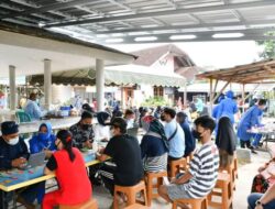 Percepat Vaksinasi Covid-19, Ratusan Warga Guntung Manggis Landasan Ulin Divaksin