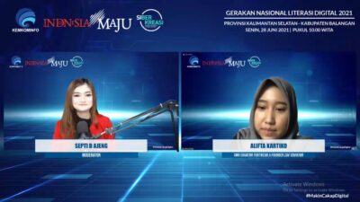 Webinar Literasi Digital Kabupaten Balangan; Cara Aman Berinvestasi Online