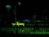 Taman Demang Lehman Martapura gelap.