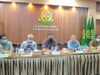Konferensi Pers di Kantor Kejati Kalsel membahas lelang barang rampasan hasil korupsi Asuransi Jiwasraya.(foto: penkum)