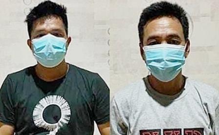 Kedua pelaku pembacokan terhadap advokat Jurkani berhasil diamankan polisi. (foto: ist)