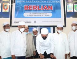 Bupati Saidi Resmikan Aula Serba Guna Berlian