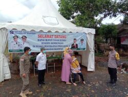 Pemeriksaan Swab di Posko Mantewe, Dua Dinyatakan Positif