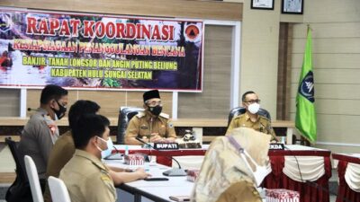 Hulu Sungai Selatan Koordinasi Kesiapsiagaan Bencana Alam
