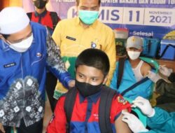Wabup Banjar Meninjau Vaksinasi di Kecamatan Cintapuri Darussalam
