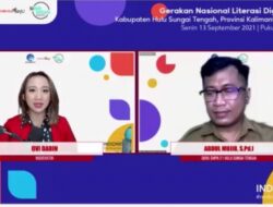 Webinar Literasi Digital Hulu Sungai Tengah; Satu Nusa Satu Bangsa Satu Literasi