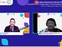 Webinar Literasi Digital Kabupaten Hulu Sungai Utara; Cerdas dan Bijak Hadapi Transformasi Digital dengan Literasi