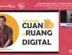 Webinar Literasi Digital Banjarmasin: Sukses Dalam Kehidupan dengan Dunia Digital