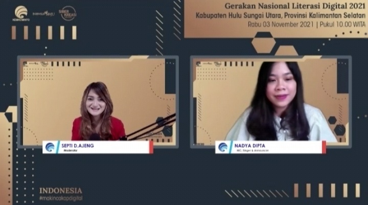 Webinar Literasi Digital Hulu Sungai Utara