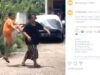 Viral video bocah tendang ibunya. (Foto: Tangkapan layar Instagram)