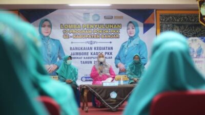 Lomba Penyuluhan 10 Program Pokok PKK di Kabupaten Banjar