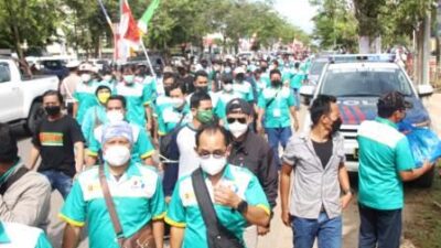 Buruh di Tabalong Ancam Lakukan Aksi Susulan Dengan Massa Lebih Besar, Jika Tuntutan Tak Digubris