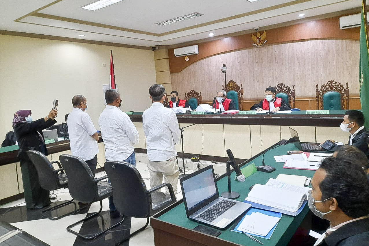 Sidang kasus OTT Dinas PUPRP Kabupbupaten HSU.