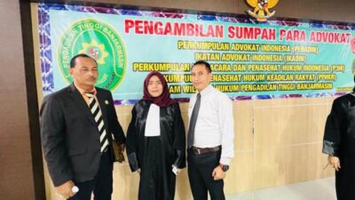 Usai Pengambilan Sumpah Advokat, Ini Harapan Seorang Advokat Putri