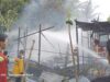 Rumah korban saat dipadamkan anggota BPK. (foto: ramli)