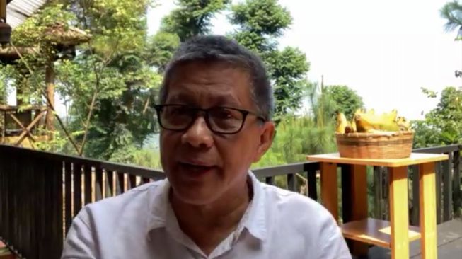 Pengamat Politik dan dosen Universitas Indonesia, Rocky Gerung. (Bidik layar)