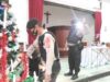 Sterilisasi gereja-gereja di Tabalong oleh petugas gabungan. (foto : humas polres tabalong)