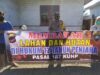 Anggota Polres HST melakukan imbaun tentang Karhutla. (foto: ramli)
