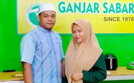 Pedagang di Sekumpul Martapura. 