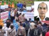 Aksi demo masyarakat dan foto insert Advokat Kalsel, Supiansyah Darham, Se, SH. (foto: dok)