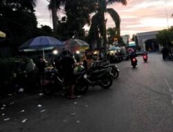 Suasana di RTH Ratu Zalecha Martapura, PKL Dipungut Rp300 Ribu per Bulan, Sampah Tetap Berserakan