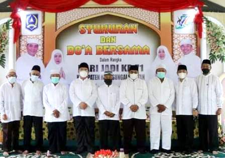 Acara syukuran yang dilaksanakan Pemkab HSS menyambut Harjad ke 71. (foto: humas)